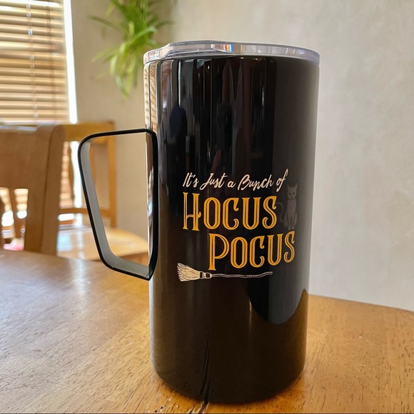 Disney It's Just a Bunch of HOCUS POCUS Black Stainless Steel Tumbler BRAND NEW! - Picture 2 of 6
